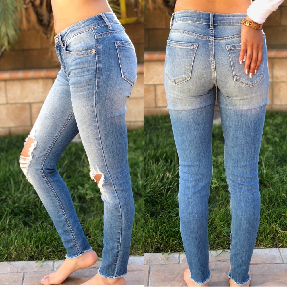 HP KanCan Destroyed Knee Jeans *FIRM* - Picture 5 of 8